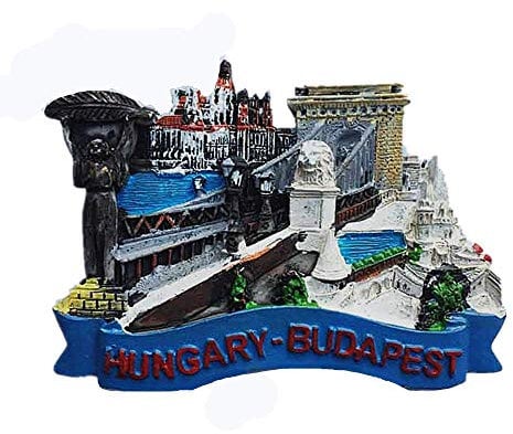 Budapest Hungary 3D Fridge Magnet Souvenir Gift, Home & Kitchen Decoration Magnetic Sticker Budapest Hungary Refrigerator Magnet Collection