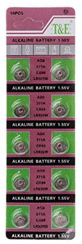 GUOQIAO 10PCS Alkaline Battery AG6 1.55V Button Coin Cell 371 SR920SW LR920 SR927 171 370 L921 LR69 SR920 Watch Batteries