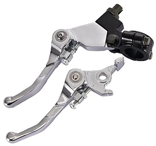 WOOSTAR 22mm 7/8 Manubrio Freno e Frizione Leva Impostato Sostituzione per 50cc 70cc 90cc 110cc 125cc Dirt Bike