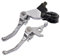 WOOSTAR Motorrad Lenker 22mm Bremshebel Kupplungshebel Set Ersatz für 50ccm 70ccm 90ccm 110ccm 125ccm Dirtbike Roller Moped Packung mit 2 Stück