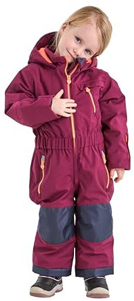 killtec Mädchen Skioverall/Schneehose mit Kapuze - KW 102 MNS ONPC, orchidee, 122/128, 37573-000