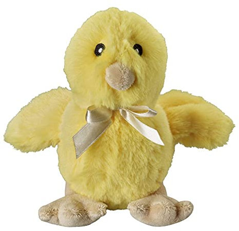 Bauer Spielwaren I Like My Planet - Ente: Kuscheltier aus softem Plüsch, hergestellt aus recycelten PET-Flaschen, 100% recycelt, stehend, 15 cm, gelb (12944)