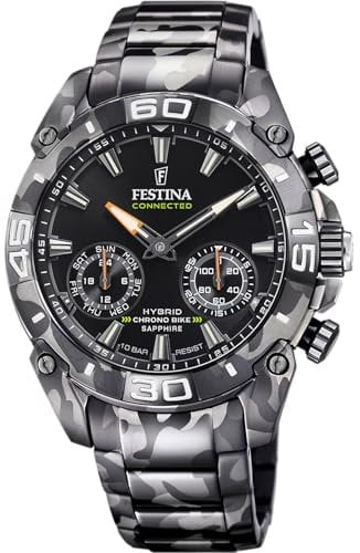 Festina Orologio Uomo F20545/1 Smartwatch cassa di Acciaio inossidabile 316l cinturino in Acciaio inossidabile 316l Nero