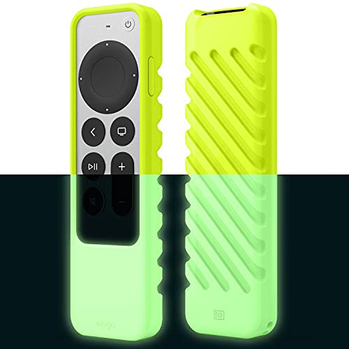 elago Custodia Protettiva R3 Compatibile con Apple TV Siri Telecomando (2021) Cover Case - Cordino Incluso, Ottima Presa, Alto Assorbimento Degli Urti, Protezione Contro le Cadute (Neon Giallo)