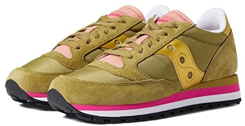 Saucony Scarpe da ginnastica Jazz Triple da donna, Oliva/Oro, 40 EU