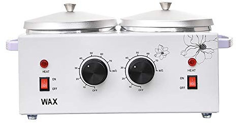 Chauffe-cire électrique professionnel pour homme et femme - Pour la peau du visage, le corps entier, le bikini et les aisselles (double pot)