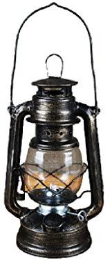 BOSUGE, Antike Retro Tragbare Petroleumlampe Alte Öllampe Cafe Restaurant Rustikal Nostalgie kreative Ornament/Bronze (Color : Bronze)