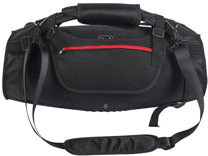 Estuche de viaje para JBL Boombox3, bolsa de almacenamiento para altavoz portátil con correa para el hombro, 2 bolsas laterales de malla y bolsa de alimentación