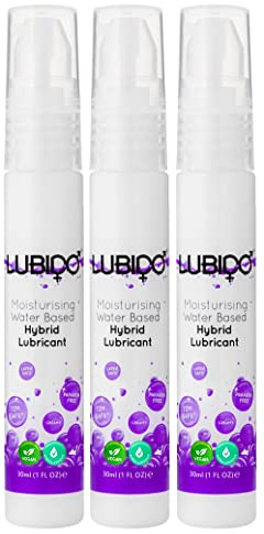 Lubido Hybrid Paraben Free Moisturising Creamy Gel Lube - 30ml (Pack of 3)