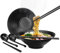 STREAMLINE SUPPLIES Juego de cuencos japoneses para ramen, vajilla de picnic para pasta fideos sopa ensalada 2 cuencos de 1100 ml con palillos y cuchara, vajilla de regalo de cumpleaños