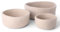 Én Gry & Sif Filzschalen im Scandi-Stil | hand-made, fair-trade, Osterkorb, Frühstückskorb, Organizer aus Filz I 3er Set, elfenbein