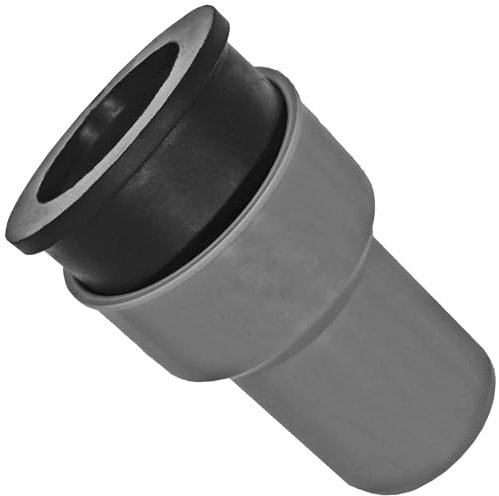 Siphon Anschluss Stück mit Gummimanschette Innendurchmesser 38-44mm auf Spitzende DN50 für Muffe HT Rohr Abfluss Abwasser
