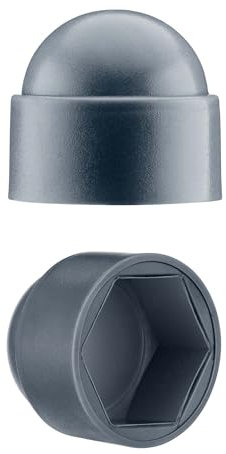EMFA capuchons de protection hexagonaux M10 pour clé de 17 Anthracite 100 pcs.