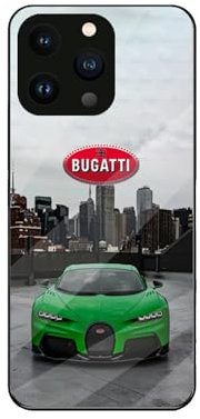 NDMUS Rundumschutz Handyhülle, für Bugatti Stilvolles Auto-Emblem-Erscheinungsbild Dünn Full Body Protection Stoßfest, für,iPhone 13 pro max case