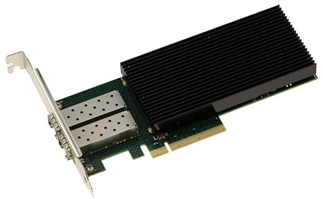 KALEA-INFORMATIQUE Carte contrôleur PCIe réseau LAN 10G Fibre SFP+ 2 Ports X722-DA2 avec Chipset Intel Confidential - 10GbE Ethernet Network Adapter X722