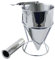 PRETYZOOM Fish Ball Funnel Dispenser Funnel Large Opening Stainless Steel Easy to Operate Octopus Balls Tools