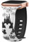 Cartoon Incisi Cinturino Compatibile con Apple Watch 40 mm 41 mm 44 mm 45 mm 38 mm 42 mm 49 mm Donna Bicolore Carino Cinturino in Silicone Compatibile con iWatch Se Ultra Serie 9 8 7 6 5 4 3 2 1, 38mm