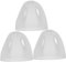 GREENADSCAPE 3pièces Capuchons De Bouteille Pour Bébés Lot De Couvercles Plastique Transparent Pour Biberons Étanchéité Et Protection Pratiques Pour Allaitement à Domicile Ou Voyage