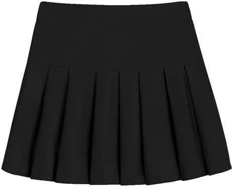 Arshiner Mädchen Röck Tennisrock Hohe Taille Hosenrock Kinder Golf Skorts | Sportrock,Faltenrock,Sommerrock mit Hose,mit Taschen,6-13 Jahre