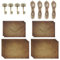 PRAOFRT 2 Set Briefpapier set Wichtel papier Vintage Kraftpapier Umschläge,Briefpapier mit Umschlag und Papier Briefpapier-Sets Handgefertigte Geschenke zum Schreiben von Geburtstag Weihnachten