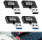 DONOONIS Connettore angolare USB 90 gradi, adattatore angolare 4 pezzi Adattatore USB 90 gradi