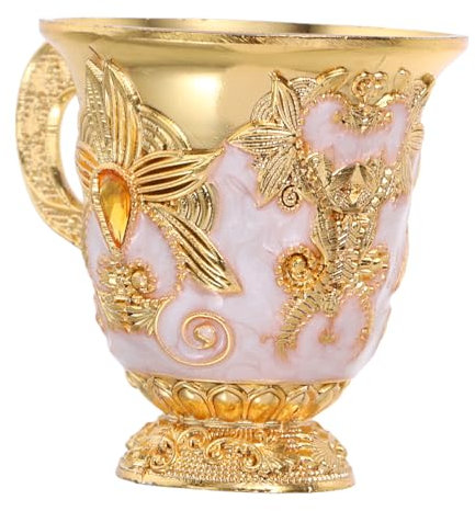 Garneck Da Vino Cerimoniale in d Oro in Miniatura per Offerte d Coppa Religiosa con Design Intricato per Santa Comunione