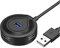 PENCHEAK Espansione USB a 4 porte per tastiere, stampanti, computer portatili, desktop e altro ancora