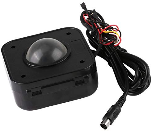 VGEBY Trackball Gaming, LED Illuminato Economico e Affidabile, Mouse per Console PC e Applicazioni, per Gamer e Ufficio