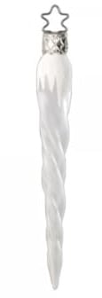Inge-glas - Christbaumschmuck - Frostiger Zapfen - Glas - Maße: 13.5 cm