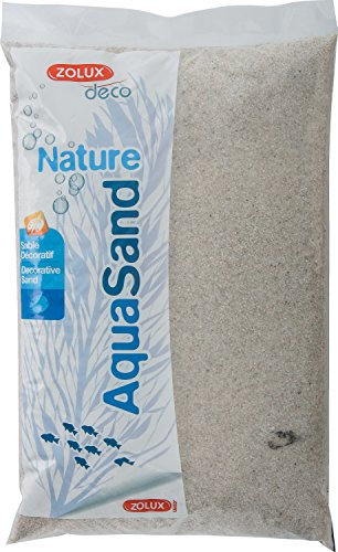 Zolux Kies Natur für Aquarium Quartz Ende 0,3 – 1,2 mm granulométie – 5 kg