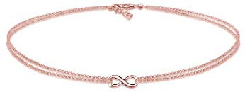 Elli Damen Choker Infinty Smybol Trend in 925 Sterling Silber