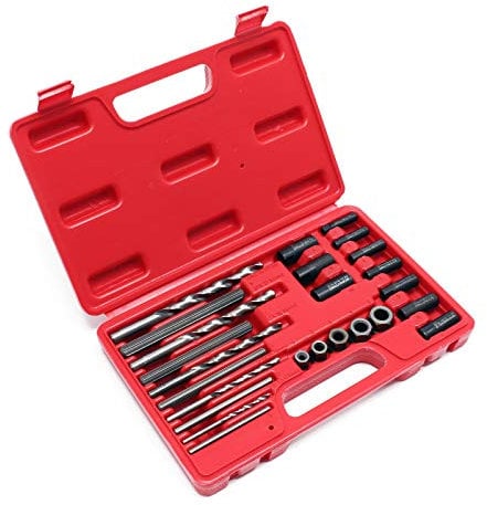 Coffret Extracteur de Vis Goujons Boulons cassés Set 25 pièces Extracteur gauche Outillage Atelier