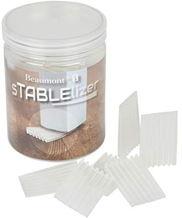 Beaumont Stabiliser Wonky Table Wedge (25 Pack) - White Plastic Furniture Levelers, Anti-Slip Shims for Chairs, Tables, DIY Tool