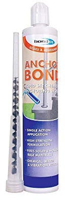 Bond It Anchor Fixing Agent, Grey, Water Resistant, Liquid, CAULKS, Pipe