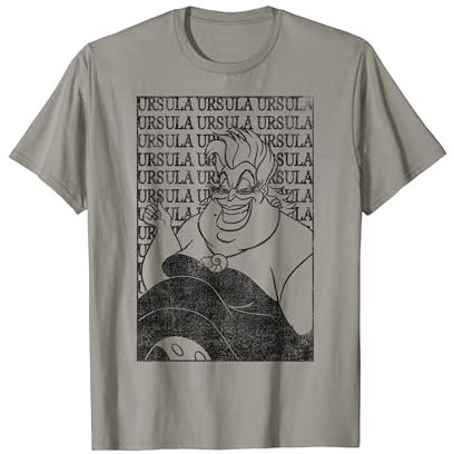 Disney Villains Ursula Word Wall Portrait Poster T-Shirt
