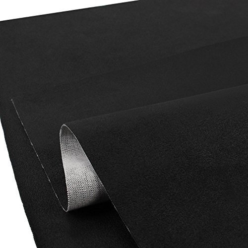 Motorrad Sitzbank Bezug Anti-rutsch schwarz XL 140x100cm für Chopper/Custombike Classic Kunstleder Sitzbezug CB58249