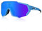 Queshark Schnelle Brille Herren, Fahrradbrille Damen, Polarisiert Fahrradbrille mit 3 Wechselgläsern | 29g TR90 Super Leicht | UV400 Schutz, für MTB, Rennrad, Radfahren, Laufen, Autofahren, E-Bike
