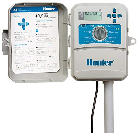 Global Material Programador Hunter X2-601 Exterior 6 Estaciones Compatible con WiFi