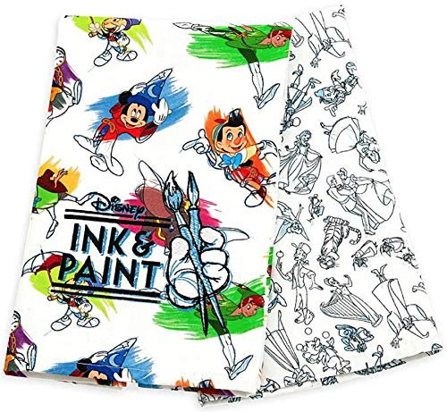 DisneyParks Ink and Paint Geschirrtuch, 2 Stück