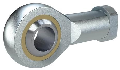 RIEGLER GEKAP6M20X15 AP6 ISO 8139 Gelenkkopf für Zylinder, 20mm Bohrung, M20 x 1.5 Kolbenstangengewinde