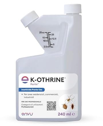 Bayer K-Othrine PARTIX 250 ML Insetticida Concentrato contro ragni blatte cimici