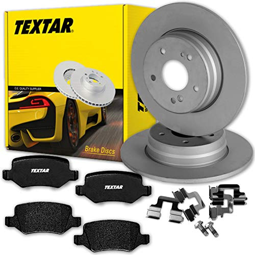 Textar Bremsscheiben + Beläge hinten | 92132103 + 2313805 Kompatibel mit A-Klasse (W169),B-Klasse Sports Tourer (W245)