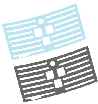 5 x Schutzfolie für Philips 3000 & 4000 Series - EP3550/00 – EP4050/00 – EP4051/00 EP3363/10 – EP3362/00 – EP3363/00 - EP 3551/10 - HD8829/01 – HD8829/09 - Abtropfblech - Tassenablage