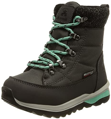 Kamik Unisex Kinder Winterstiefel Eule, anthrazit, 38/38.5 EU