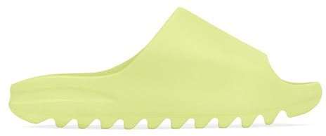adidas Men's Yeezy Slides, Glow Green, 4