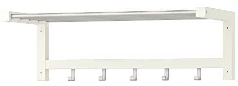 Ikea TJUSIG Hutablage, 79 cm, Weiß
