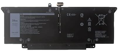 7xinbox 11,4 V 39 Wh 35J09 0YJ9RP 009YYF JHT2H 04V5X2 0HRGYV 07CXN6 Batterie de rechange pour ordinateur portable Dell Latitude 7310 7410 Series