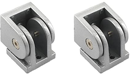 2Pcs 4040 Aluminium Profil Bewegliche Scharnier Verbinder Zink-Legierung 180 Grad Drehung Gelenkverbinder