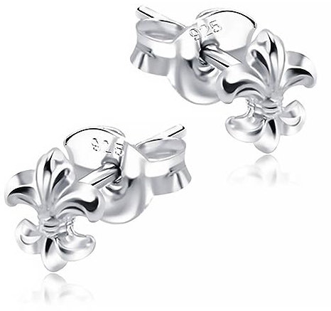 Inoki - Fleur de Lys silberne Ohrstecker
