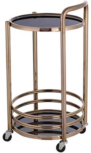 Teewagen Mit Rollen Tragbares Handy Barwagen Mit Rollen, Doppelschicht Zu Hause Edelstahl Weinwagen, Einzugsgeschenk